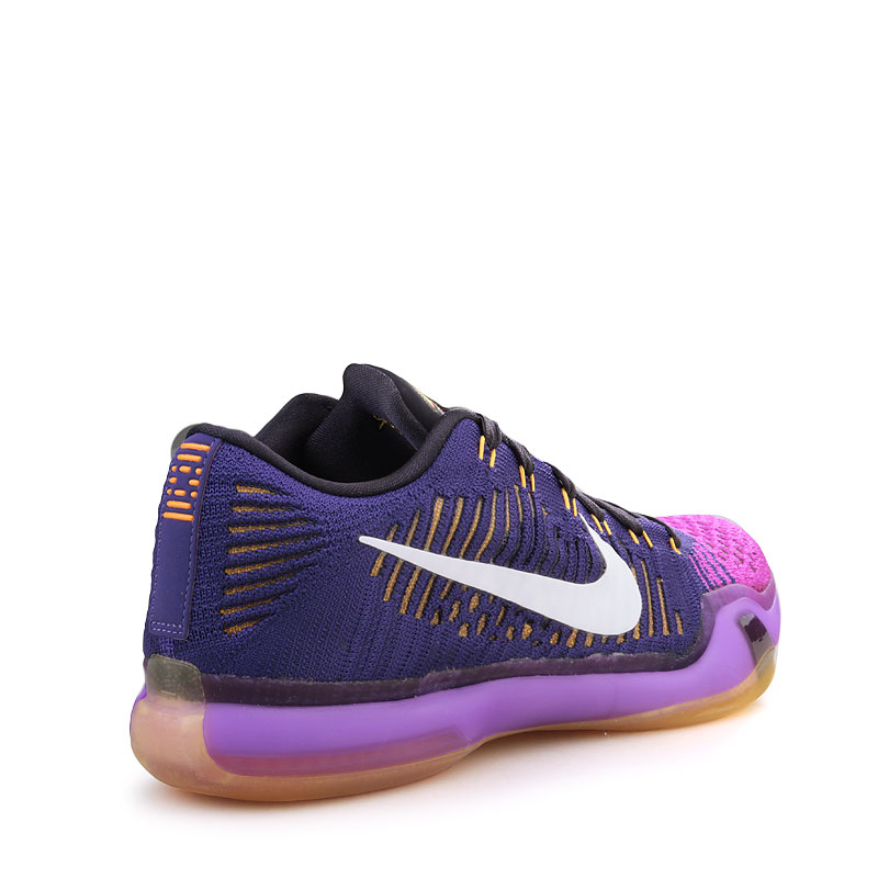 мужские фиолетовые баскетбольные кроссовки Nike Kobe X Elite Low 747212-515 - цена, описание, фото 2